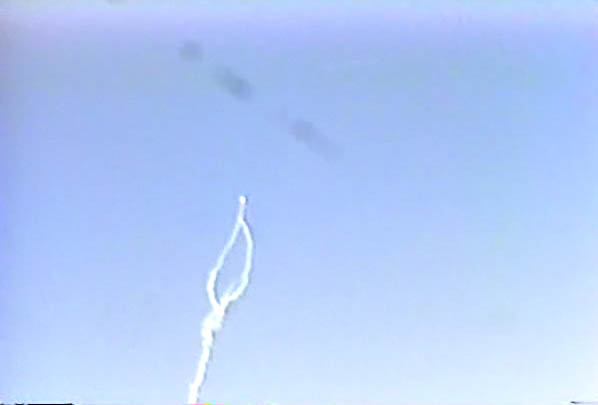 Amateur video of Challenger explosion. By Grace Schneider From Louisville 